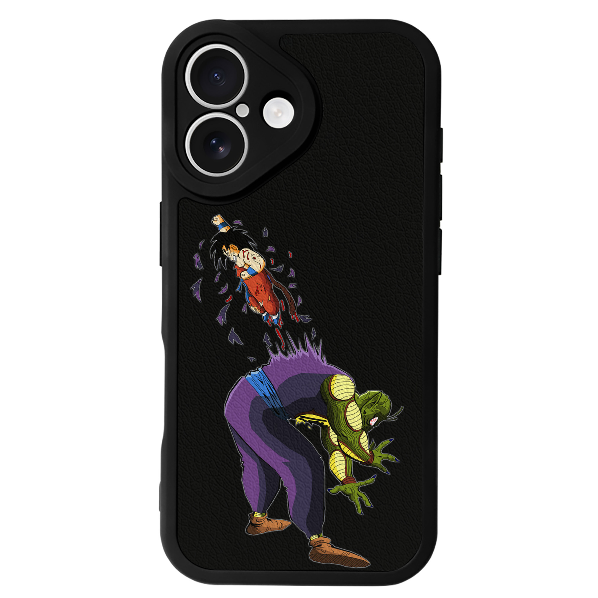 （画像用） ドラゴンボール DRAGON BALL 【iPhone 16シリーズ対応】シリコンスマホケース（レザー調） 材質：シリコン